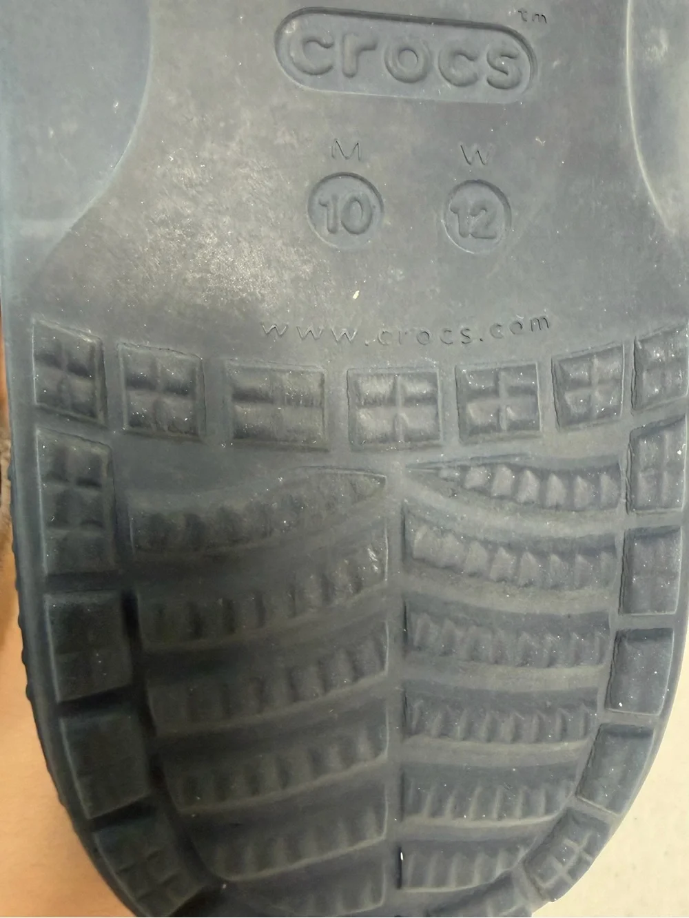 Crocs Unisex Classic Comfort Sandal Navy Men's 10 Women's 12  206761-410